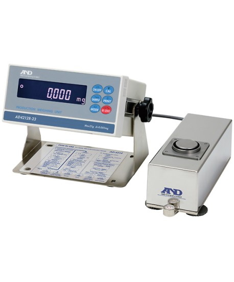 A&D AD-4212B-23 Production Weighing System, 21 g x 0.001 mg, with RS-232C