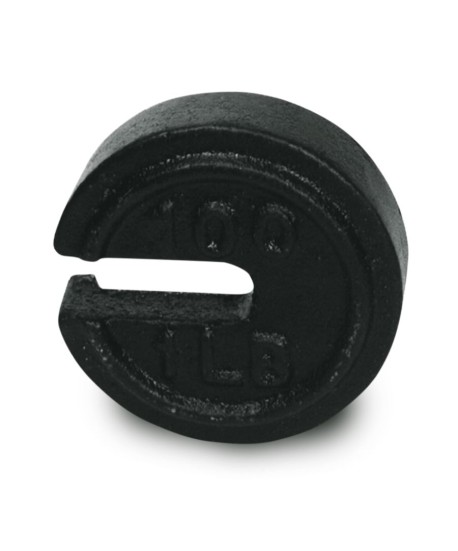 Fairbanks 500 lb x 5 lb ASTM Class 7 Round Slotted Counterpoise Weight (Fairbanks PN PB52)