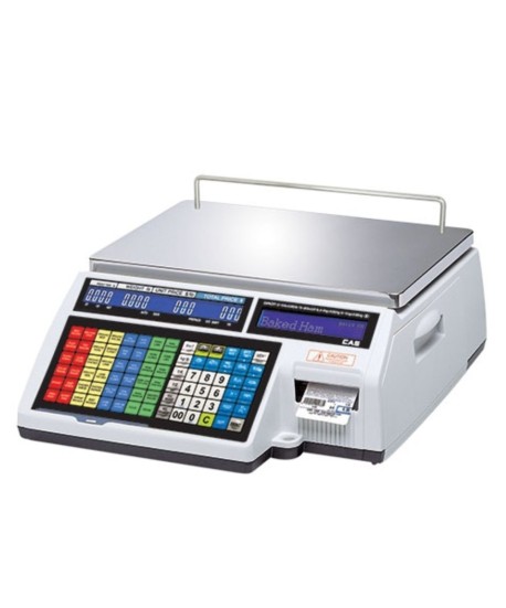 CAS CL-5500 Series CL5500B-60NE Label Printing Scale with Ethernet capability, 30/60 lb x 0.01/0.02 lb, NTEP approved