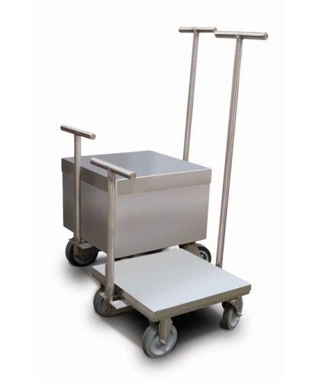 Rice Lake Weighing 500 kg ASTM Class 6 Clean Room Weight Cart with Accredited Certificate