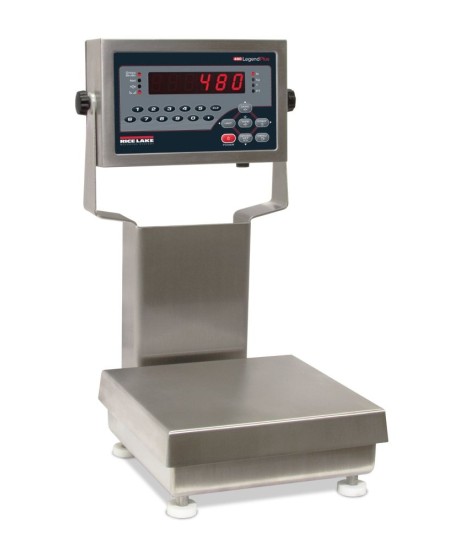 Rice Lake Weighing Ready-n-Weigh System CW-90B Bench Scale with 480 Plus indicator, 5 lb capacity, 10" x 10" platform, NTEP approved