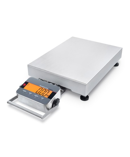 Ohaus D33XW75C1L5 Defender 3000 Front Mount Washdown Bench Scale, 150 lb x 0.05 lb, NTEP Certified