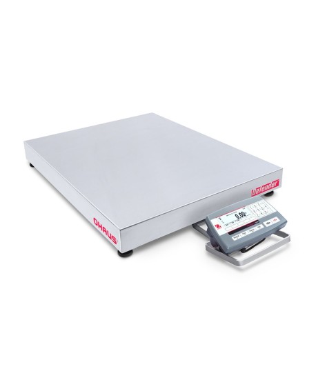 Ohaus D52P125RQV5 Defender 5000 Low Profile Bench Scale with ABS Indicator, 250 lb x 0.05 lb, NTEP Certified