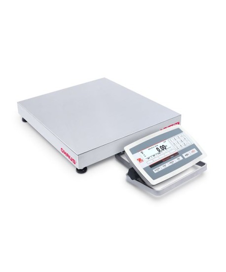 Ohaus D52XW125WQL5 Defender 5000 Low Profile Washdown Bench Scale, 250 lb x 0.05 lb, NTEP Certified