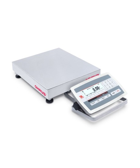 Ohaus D52XW12WQR5 Defender 5000 Low Profile Washdown Bench Scale, 25 lb x 0.005 lb, NTEP Certified
