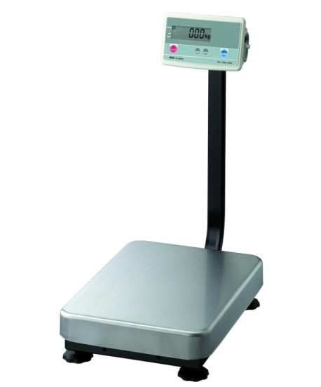 A&D FG-K Series FG-150KALN Bench Scale with column, 300 lb x 0.1 lb, NTEP approved