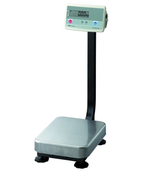 A&D FG-K Series FG-60KAMN Bench Scale with column, 150 lb x 0.05 lb, NTEP approved