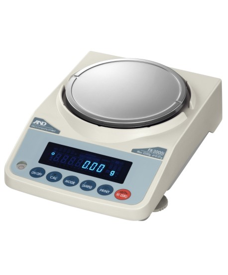 A&D FX-3000iN Precision Balance, 3200 g x 0.1 g, NTEP approved