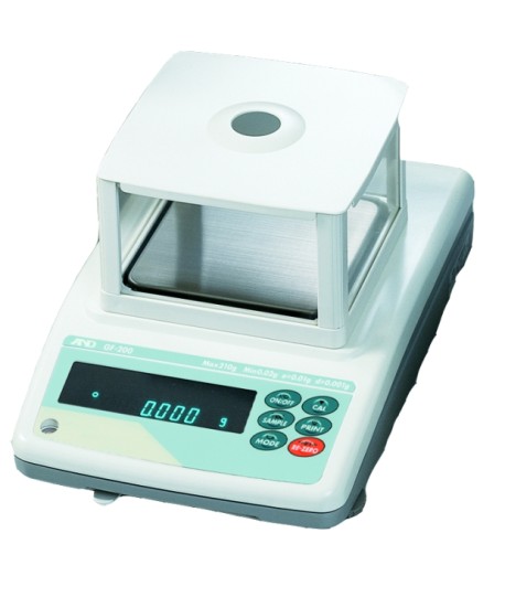 A&D GF-300P Pharmacy Balance, 310 g x 0.01 g, with breeze break (3.6" high), NTEP approved