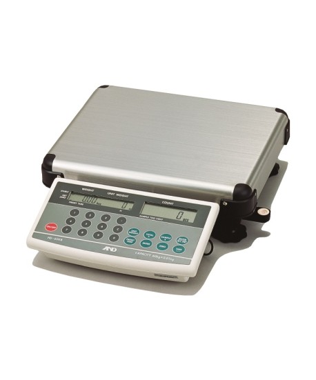 A&D HD Series HD-30KB Counting Scale, 60 lb x 0.01 lb, with 3 displays and numeric keypad