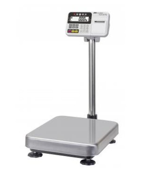 A&D HV-CP Series HV-200KCP Triple Range Scale with printer, 150/300/500 lb x 0.05/0.1/0.2 lb, NTEP approved