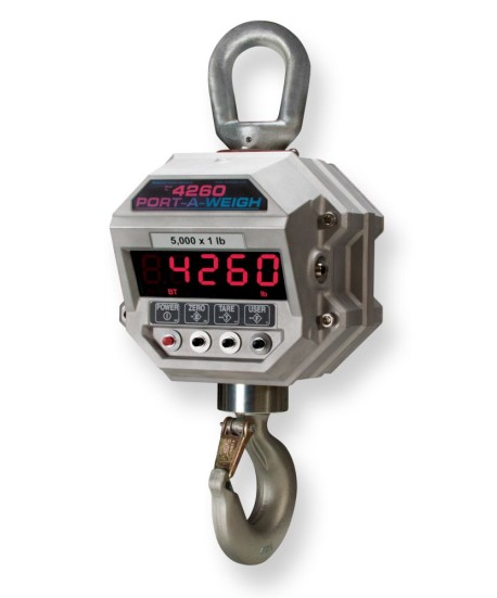 MSI-4260 IS Intrinsically Safe Port-A-Weigh Digital Crane Scale, 10,000 lb x 2 lb