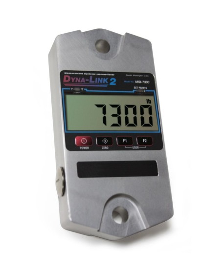 MSI-7300 Dyna-Link 2 Digital Tension Dynamometer with RF module, 1000 lb x 0.5 lb (MSI PN 503381-0001)