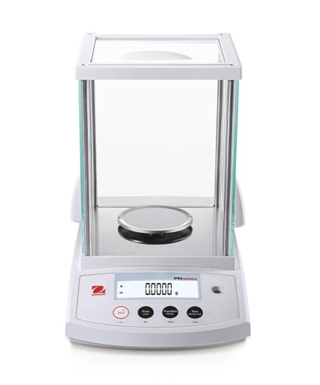 Ohaus PR224 PR Series Analytical Balance with InCal and draftshield, 220 g x 0.0001 g
