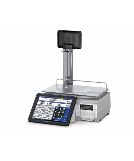 Ishida Uni-10 Pole Dual Range PC-based, Price Computing Scale with Printer and Color Touchscreen, 30 lb x 0.01 lb, NTEP approved