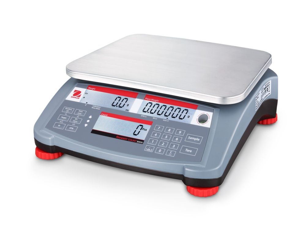 Ohaus RC31P15 Ranger 3000 Counting Scale, 30 lb x 0.01 lb, NTEP Certified