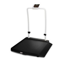 Rice Lake Weighing 350-10-2BLE Single Ramp Wheelchair Scale, 1000 lb x 0.2 lb, with Bluetooth BLE 4.0