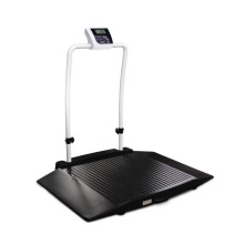 Rice Lake Weighing 350-10-3 Dual Ramp Wheelchair Scale, 1000 lb x 0.2 lb, with USB