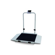Rice Lake Weighing 350-10-3M Dual Ramp Wheelchair Scale with metal platform, 1000 lb x 0.2 lb, with USB