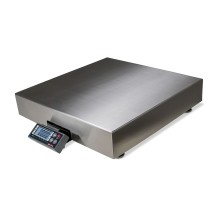 Rice Lake Weighing BenchPro BP-S Series Shipping Bench Scale, 300 lb x 0.1 lb, 20" x 20" stainless steel platter, NTEP approved