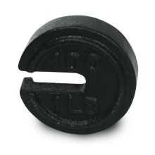 Howe 100 lb x 1 lb ASTM Class 7 Round Slotted Counterpoise Weight (Howe PN 42076188)