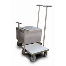 Rice Lake Weighing 50 kg ASTM Class 6 Clean Room Weight Cart, no accredited certificate