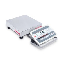 Ohaus D52XW12WQS5 Defender 5000 Low Profile Washdown Bench Scale, 25 lb x 0.005 lb, NTEP Certified