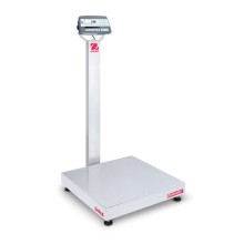 Ohaus D52P125RQV3 Defender 5000 Column Mount Bench Scale with ABS Indicator, 250 lb x 0.05 lb, NTEP Certified
