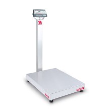 Ohaus D52P125RTV3 Defender 5000 Column Mount Bench Scale with ABS Indicator, 250 lb x 0.05 lb, NTEP Certified