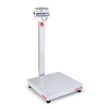 Ohaus D52XW50RQV3 Defender 5000 Column Mount Bench Scale with Stainless Steel Indicator, 100 lb x 0.02 lb, NTEP Certified