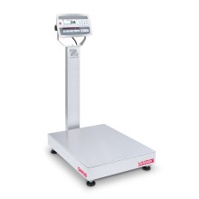 Ohaus D52XW50RTX2 Defender 5000 Column Mount Bench Scale with Stainless Steel Indicator, 100 lb x 0.02 lb, NTEP Certified