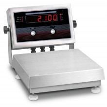 Rice Lake Weighing IQ plus 2100 Series Bench Scale with attachment bracket, 10" x 10" platform, 5 lb x 0.001 lb, NTEP approved