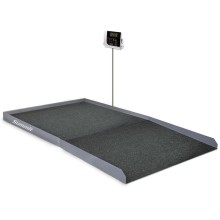 Rice Lake Weighing Summit SB-1150 Bariatric Wheelchair Scale, 1000 lb x 0.2 lb, with USB