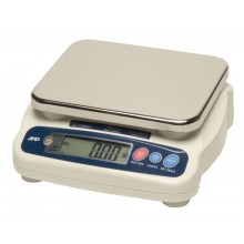 A&D SJ Series SJ-30KHS General Purpose Low Profile Digital Scale, 30 kg x 0.02 kg, NSF listed, NTEP Approved