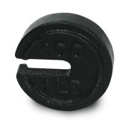 Howe 50 lb x 28/32 lb (12 1/2 oz) ASTM Class 7 Round Slotted Counterpoise Weight (Howe PN 40807082)