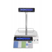 Ishida Uni-3L1 Dual Range Price Computing Scale with Pole and Printer, 30 lb x 0.01 lb, NTEP approved