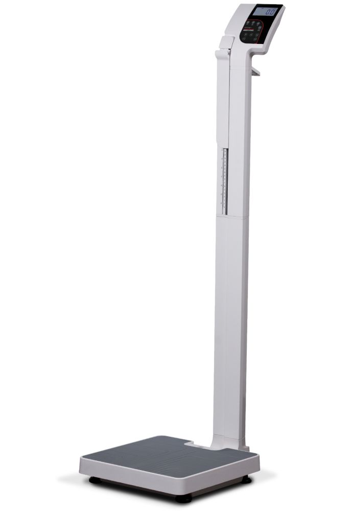 Rice Lake Weighing 150-10-5BLE Digital Physician Scale, 550 lb x 0.2 lb / 250 kg x 0.1 kg, with Bluetooth BLE 4.0