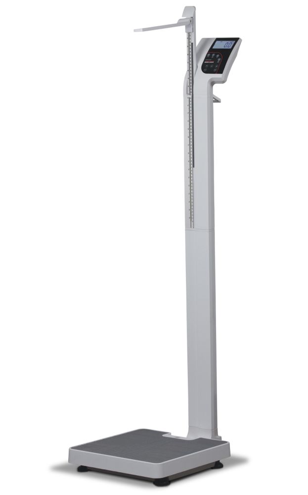 Rice Lake Weighing 150-10-5BLE Digital Physician Scale, 550 lb x 0.2 lb / 250 kg x 0.1 kg, with Bluetooth BLE 4.0