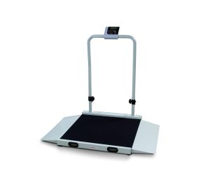 Rice Lake Weighing 350-10-3M Dual Ramp Wheelchair Scale with USB, 1000 lb x 0.2 lb