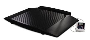 Rice Lake Weighing 350-10-8BLE Dual Ramp Wheelchair Platform Scale, 1000 lb x 0.2 lb, with Bluetooth BLE 4.0