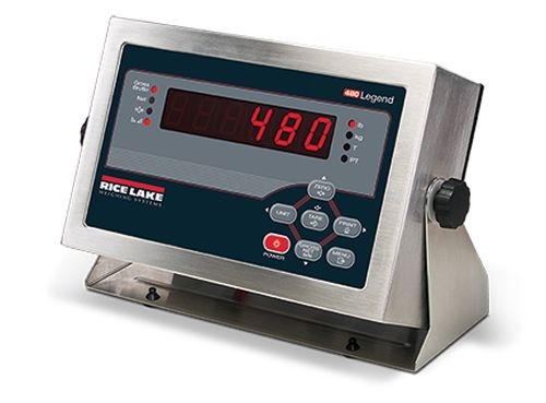 Rice Lake Weighing Ready-n-Weigh System CW-90XB Bench Scale with 480 indicator, 100 lb capacity, 12" x 12" platform, NTEP approved