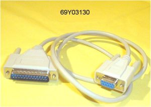 Data cable RS232 25-pin (m) > 9-pin (f), 1.0 m (SART-PN 69Y03130)