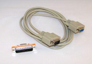 RS232 cable & adapter to STP-103 printer, Ohaus AV, DV, EX, MB, PA, TxxP (OHA-PN 80252581)