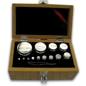 Weight set, 1 kg - 1 g, ASTM 6, cylindrical (OHA-PN 80850115)