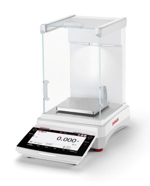 Ohaus EXP1203/AD Explorer Plus Precision Balance, 1200 g x 1 mg, Auto Door and Ionizer