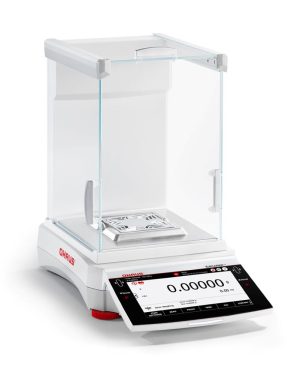 Ohaus EXR125D Explorer Semi-Micro Balance, 82/120 g x 0.01/0.1 mg, with Draftshield