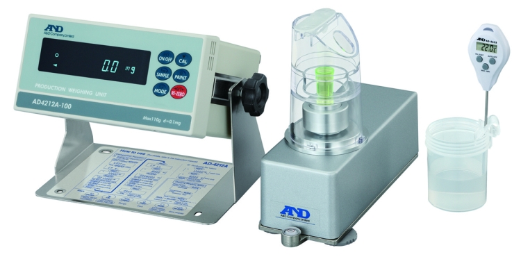 A&D AD-4212A-PT Pipette Tester, 110 g x 0.1 mg