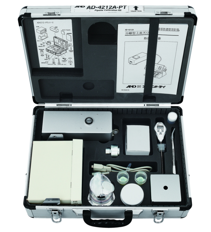 A&D AD-4212A-PT Pipette Tester, 110 g x 0.1 mg