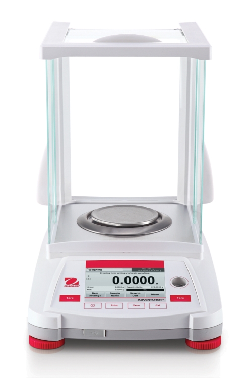 Ohaus AX224 Adventurer Analytical Balance, 220 g x 0.1 mg, AutoCal