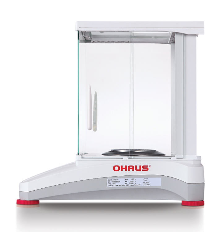 Ohaus AX224 Adventurer Analytical Balance, 220 g x 0.1 mg, AutoCal